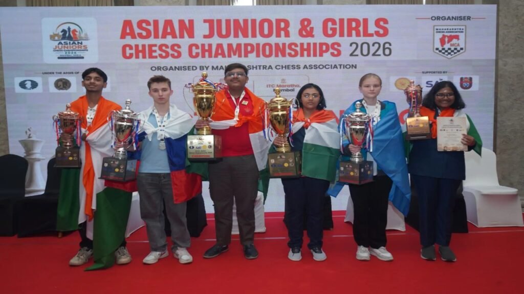 एशियन जूनियर शतरंज में भारत का स्वर्णिम डबल asian junior & girils