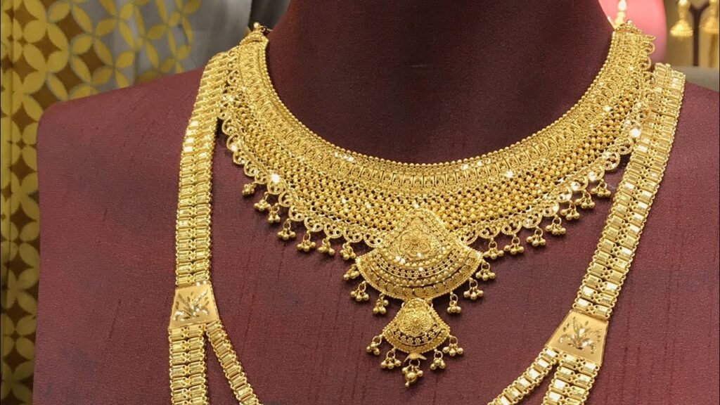 सोने-चांदी में हल्की गिरावट, फिर भी तेजी बरकरार bridel gold neckiace