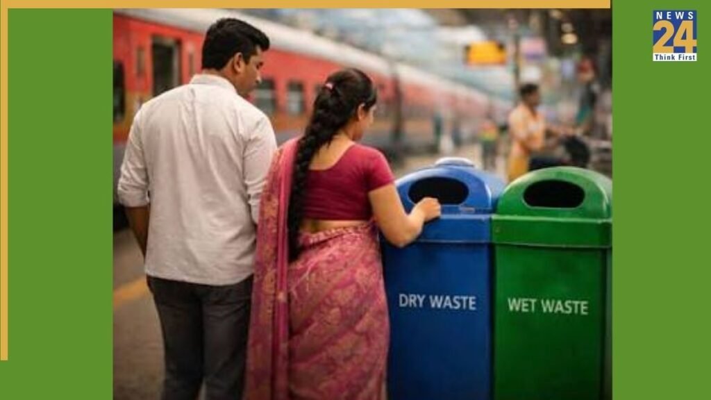 रेलवे स्टेशन पर गंदगी फैलाई तो ₹1,000 जुर्माना clean-railway-station