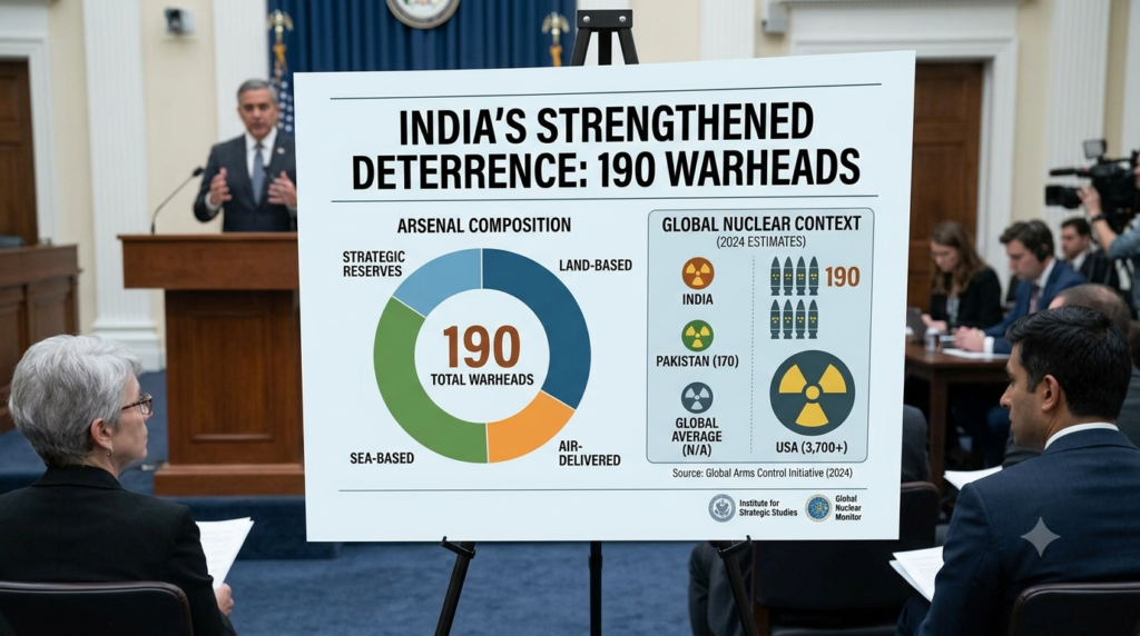 Indias nuclear arsenal has 190 warheads report reveals